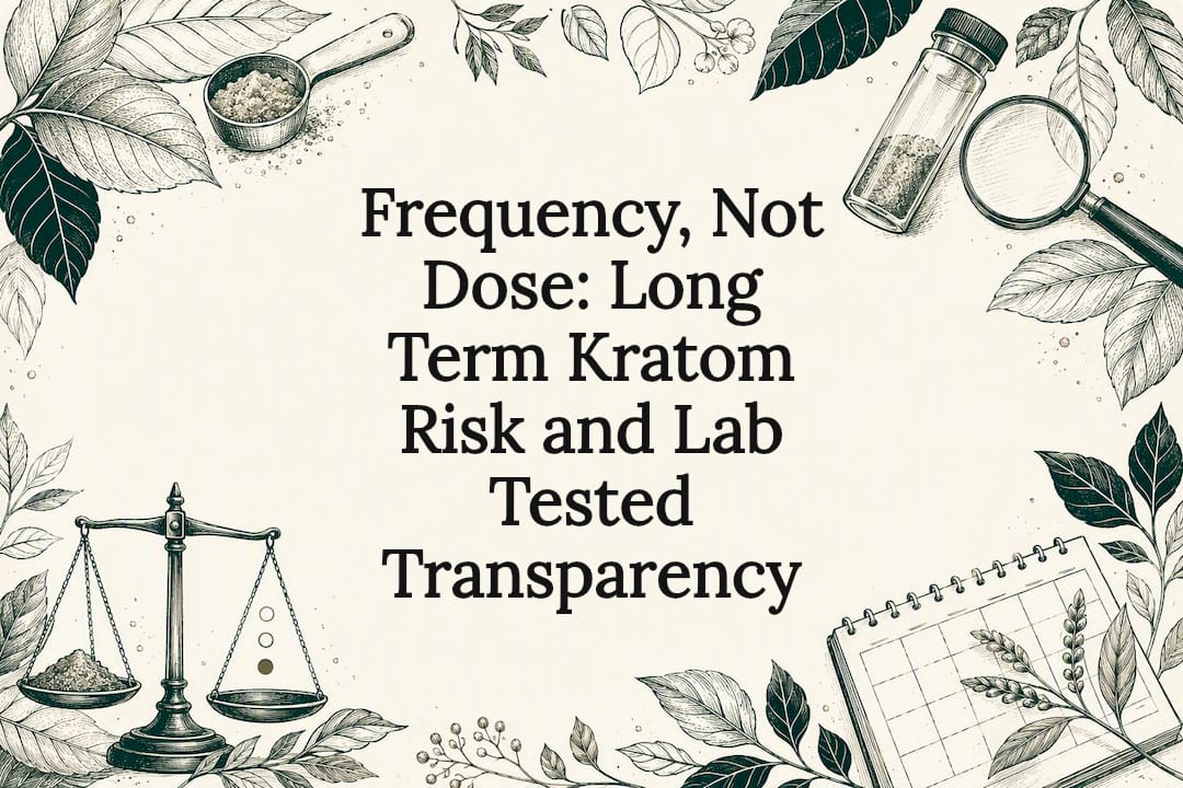 Kratom risk and lab testing title card