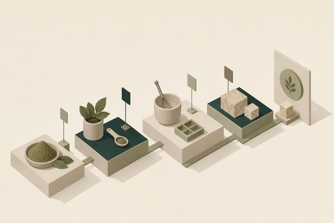 Isometric stepped taper and quality control illustration