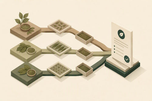 Isometric paths converging on a COA card