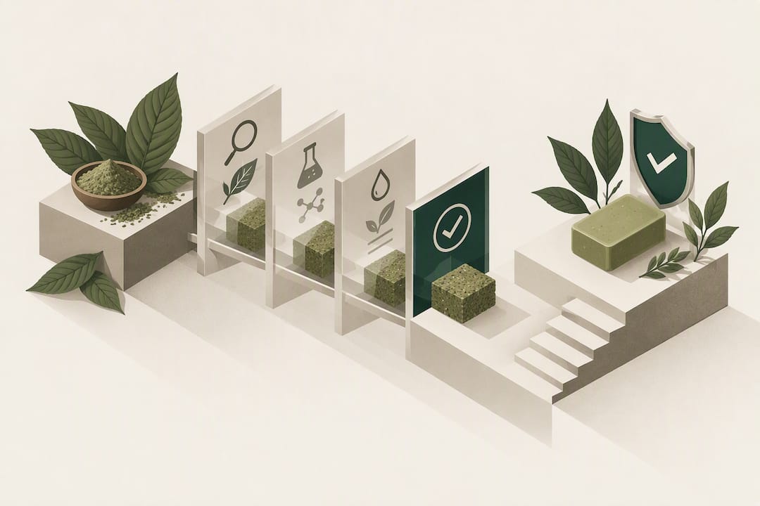 Isometric cosmetic compliance title card