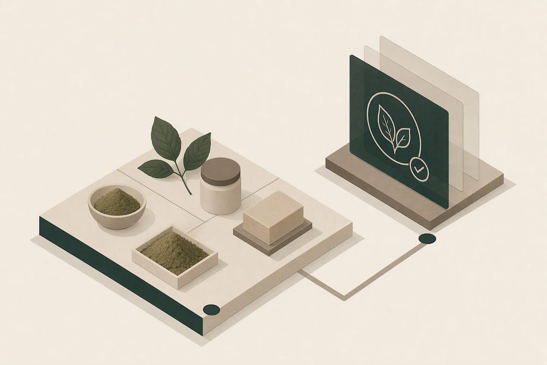 Minimal geometric illustration of a tested soap batch